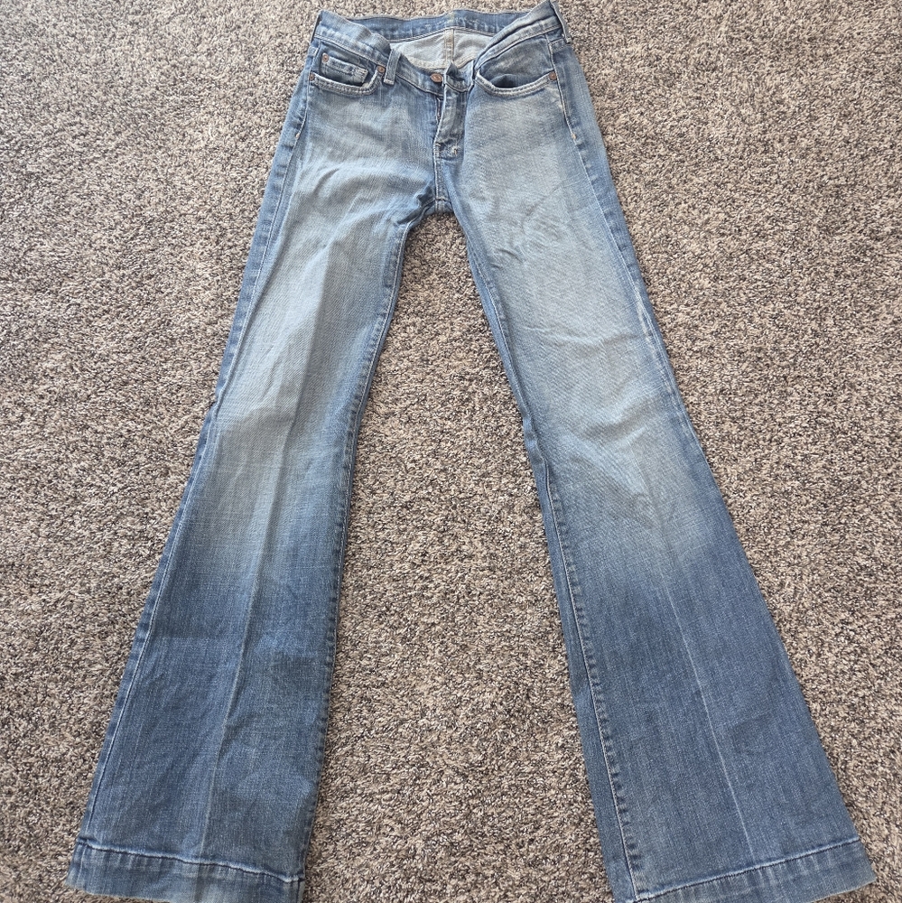 7 For All Mankind Light Blue Women Jeans